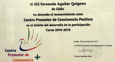 SOMOS ESCUELA PROMOTORA DE CONVIVENCIA POSITIVA
