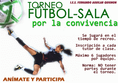 TORNEO DE FÚTBOL SALA POR LA CONVIVENCIA